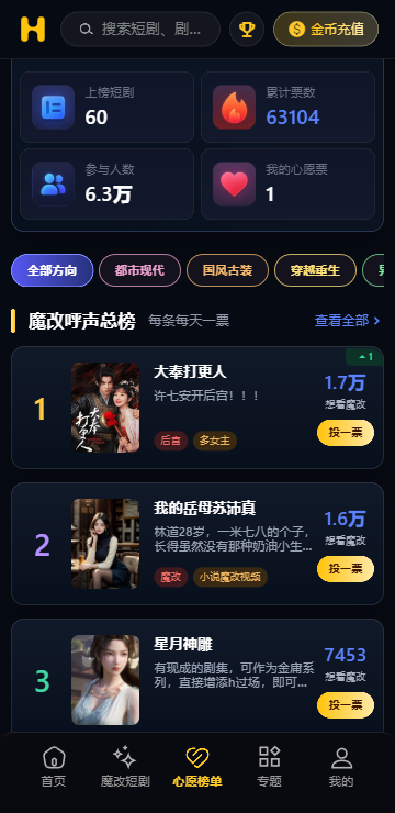 黄豆魔改短剧app展示图四